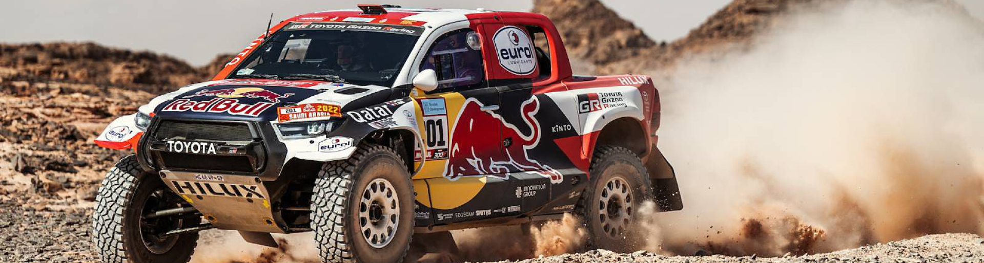 Изображение на странице НАССЕР АЛЬ-АТТИЯ ЗА РУЛЕМ TOYOTA HILUX СТАЛ ПОБЕДИТЕЛЕМ РАЛЛИ-РЕЙДА «ДАКАР-2022» Тойота Центр Ноябрьск